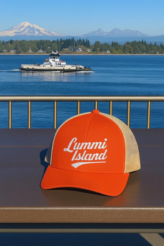 Vintage Snapback Cap with Lummi Island Charm