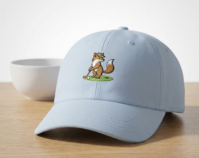 Golfing Fox Putting Cap | Golf Hat Logo