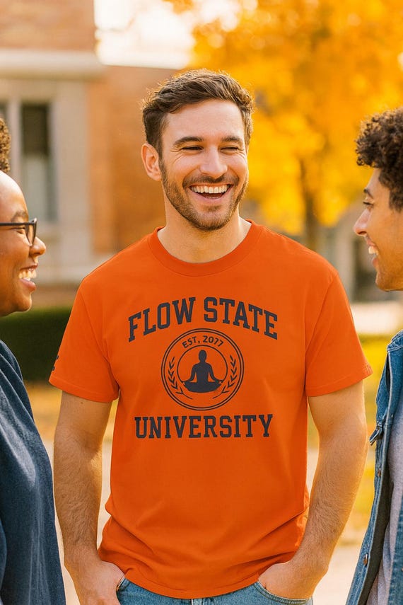 Flow State University 67 Tee | Personalizable Back