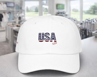 USA 250th Anniversary Hat Classic Dad Cap | 1776-2026 Stars and Stripes