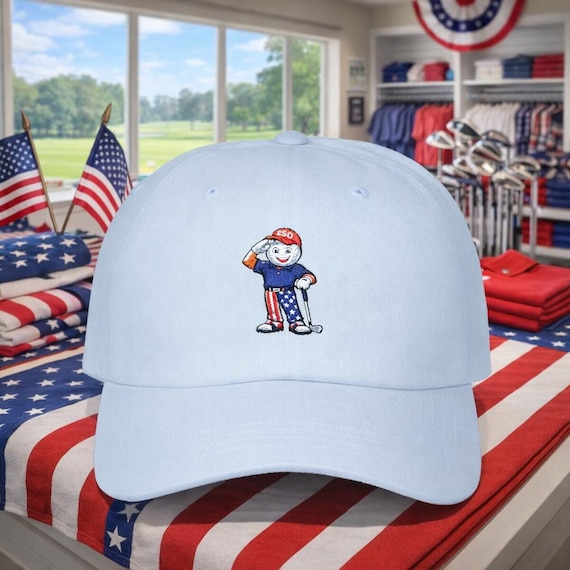America 250 Golf Hat | Funny Patriotic Golfer Cap