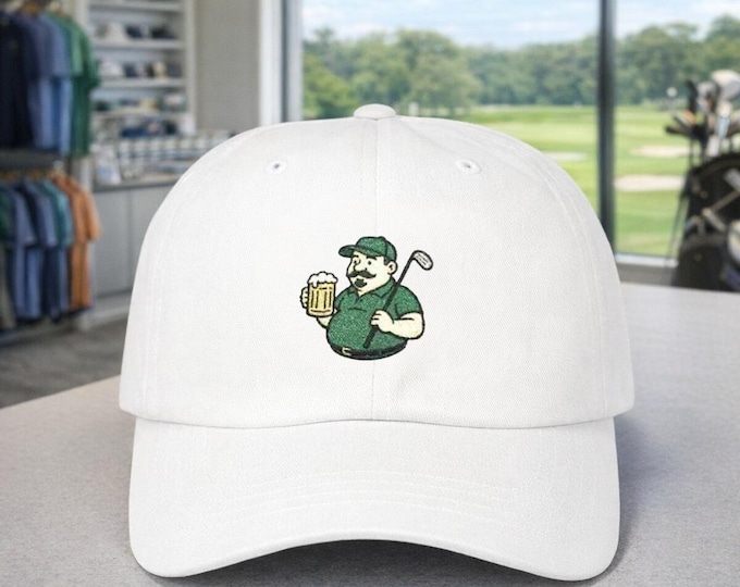 Weekend Golfer Drinking Beer Dad Cap | Golf Trip Hat, Father's Day
