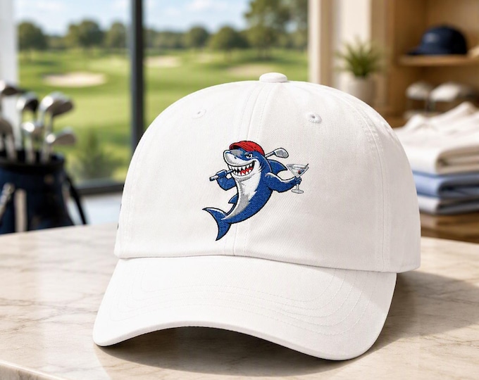 Signature Edition Shark Golfer with Martini Golf Cap