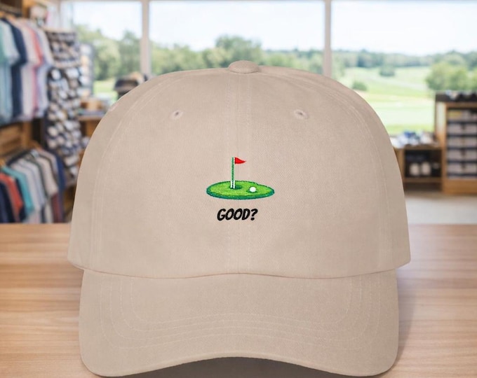 Golf Ball by the Pin Dad Cap | Golfing Good? Hat