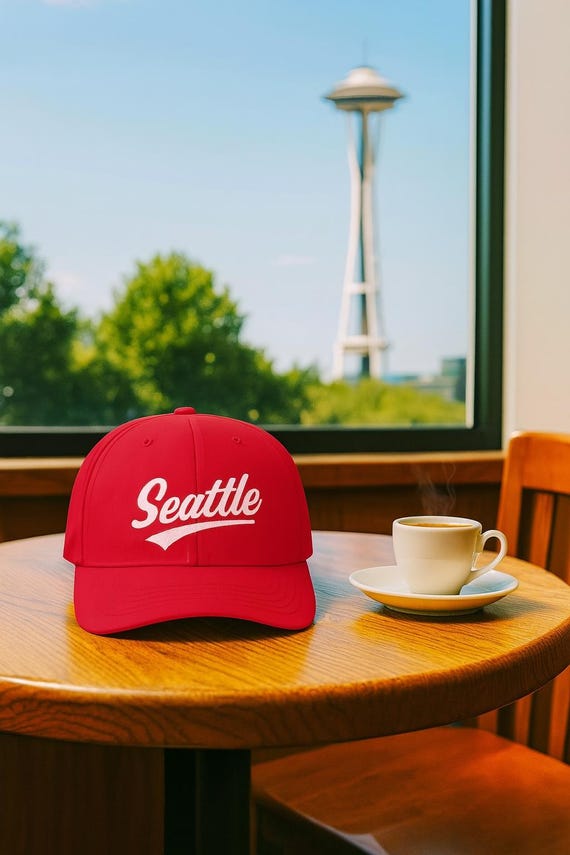 Seattle Cap: 100% Cotton, Adjustable Snapback