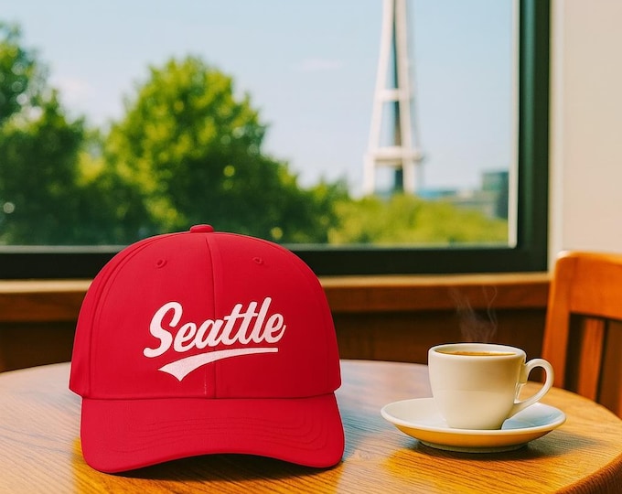 Seattle Cap: 100% Cotton, Adjustable Snapback