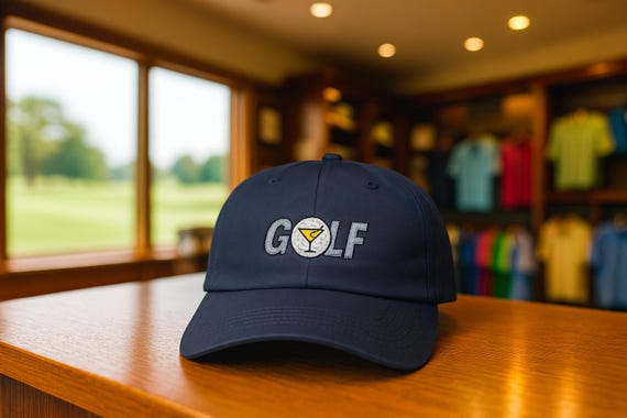 Golf Martini Logo Cap | Classic Dad Cap, Casual Golfer Hat