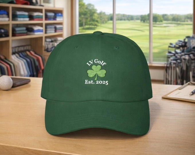 LV Golf Clover Dad Cap | St Patrick's Day, 2026