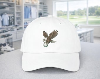 Diving Eagle Golf Logo Cap | Patriotic Dad Cap