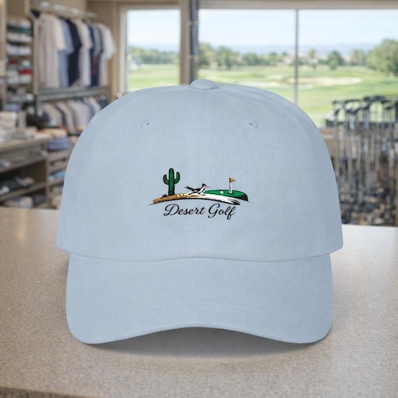 Road Runner Cactus Golf Cap | Classic Dad Cap