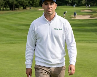 PNW Golf Embroidered Quarter-Zip Pullover | Golf Apparel