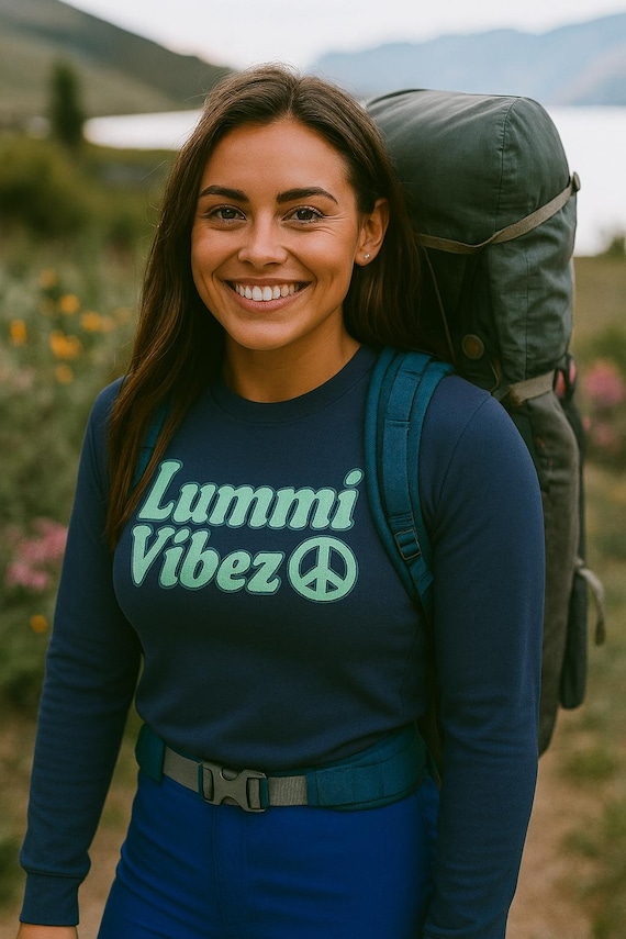Unisex PNW Shirt: Lummi Island Coastal Vibes Long Sleeve Tee
