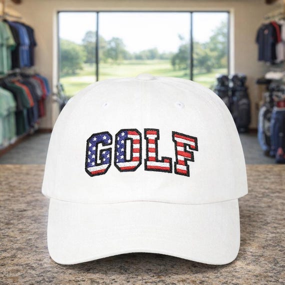 Semiquincentennial USA Flag GOLF Cap Classic Dad Cap | 250th July 4 2026
