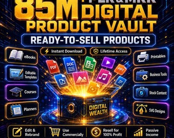 85M+  Ultimate PLR MRR Digital Bundle: Ready-to-Sell Products