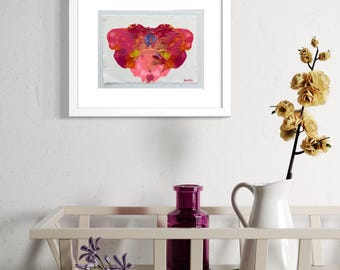 Original Artwork Acrylic Painting-Baby Bugs & Botanicals Vll