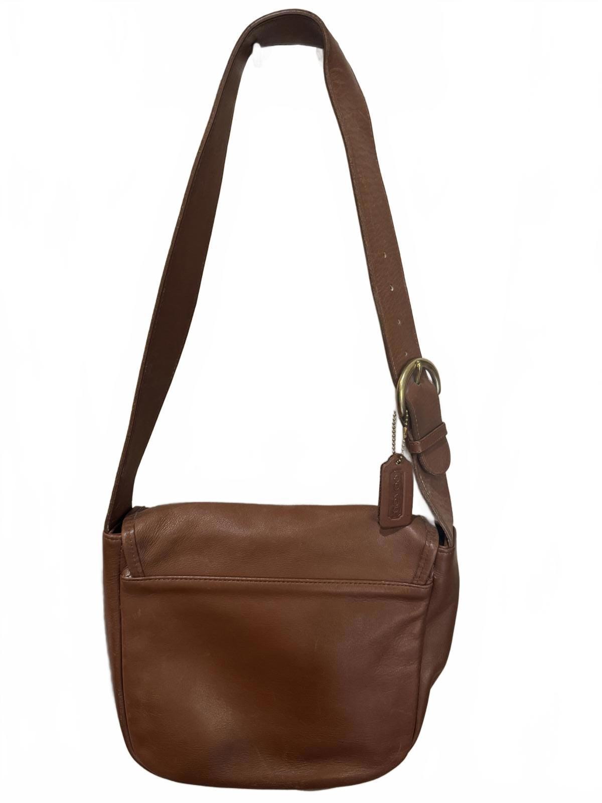 バッグ old coach shoulder bag leather brown Vintage 90's Coach Brown Leather Women's Shoulder Bag - Etsy