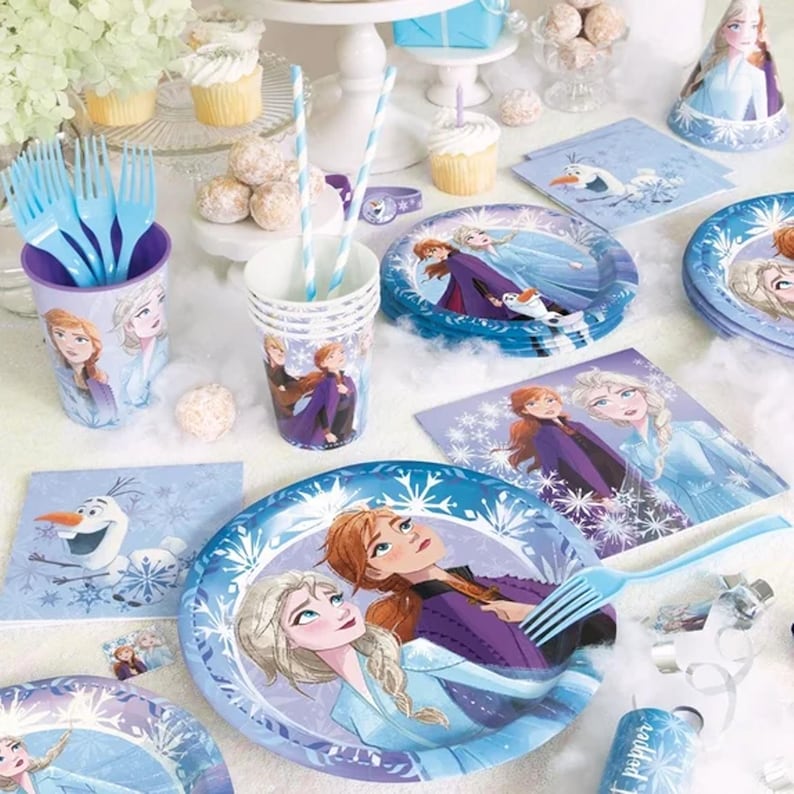 Disney Frozen Elsa Paper Luncheon Napkins 16ct image 2