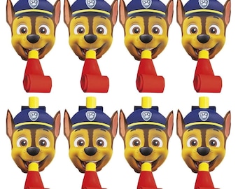 Officially Licensed Paw Patrol Blowouts 8 ct - Custom Cake Topper