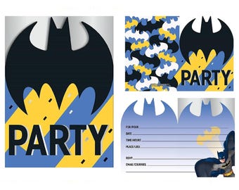 Officially Licensed Batman™ Party Invitations – 8 Count