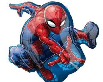 Spider-Man Foil Balloon 29" - Spiderman Custom Cake Topper