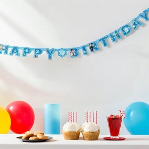 Frozen Happy Birthday Banner 6 ft Bild 3