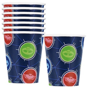 Officially Licensed PJ Masks Birthday Cups 9oz 8 ct