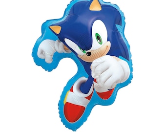 Sonic the Hedgehog Shaped Foil Balloon 24"
