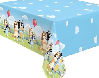 Officially Licensed Bluey Plastic Table Cover