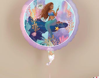 Little Mermaid Live Action Round Foil Balloon 18"