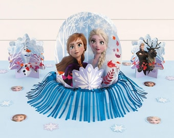 Disney Frozen Party Table Decorating Kit – 23 Piece Elsa & Anna Birthday