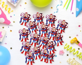 Spidey And His Amazingg Friends Custom Face Table Confetti Decoration