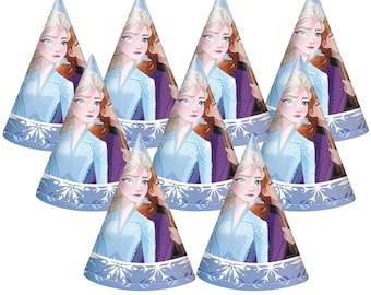 Frozen 2 Party Hats, 8 ct