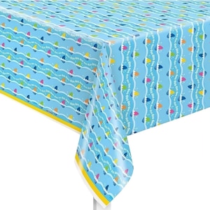 Officially Licensed Baby Shark Rectangular Plastic Table Cover 54&quot; x 84&quot;