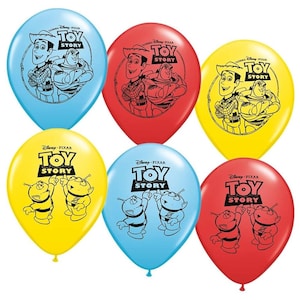 Toy Story Latex Balloons 12". 6ct Bild 1
