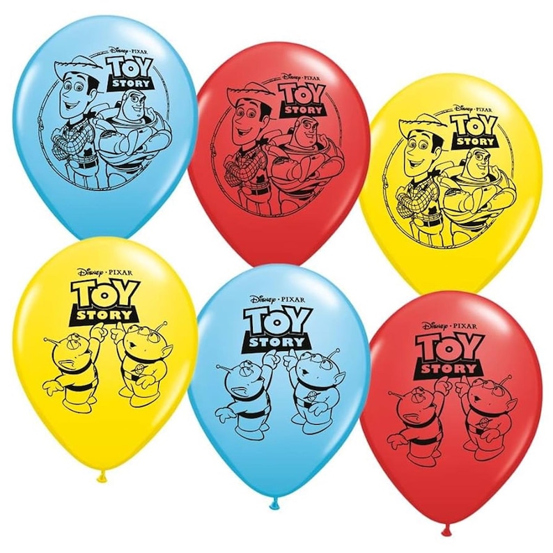 Toy Story Latex Balloons 12". 6ct Bild 1