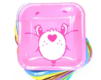Officially Licensed Care Bears Dinner Plates 9", 8 ct