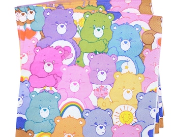 Officially Licensed Care Bears Lunch Napkins 16 ct