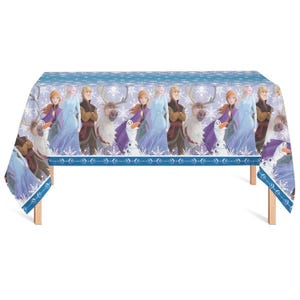 Disney’s Frozen II Snowflake Plastic Tablecloth image 1