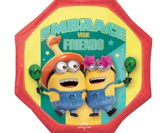Officially Licensed Minions Despicable Me 4 Foil Balloon 22", 1ct