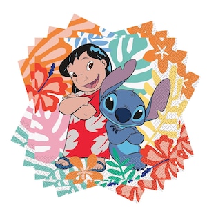 Servilletas de almuerzo de Lilo y Stitch, 16 unidades imagen 1