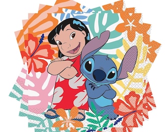 Lilo And Stitch Lunch Napkins, 16 Count