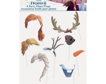 Disney Frozen 2 Photo Booth Props 8 ct
