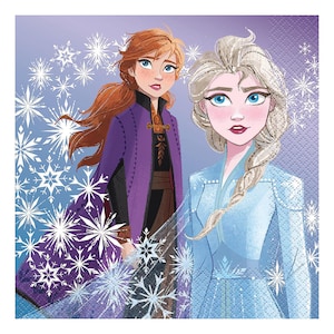 Disney Frozen Elsa Paper Luncheon Napkins 16ct image 1