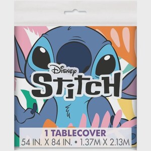 Stitch Birthday Decorations Set, Blue Alien Party Tableware Kit, Tropical Birthday Party Supplies for Kids image 7