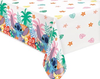 Lilo & Stitch Party Disposable Plastic Tablecloth