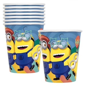 Officially Licensed Minions Despicable Me Paper Cups, 9 oz. 8 Ct