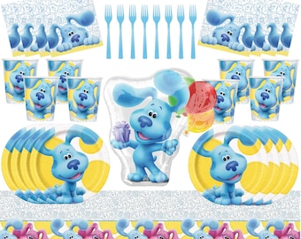 Blue's Clues Birthday Party Supplies Set for 16 Guests
