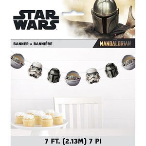Star Wars Mandalorian Garland Banner 7 ft image 2