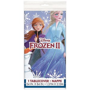 Disney’s Frozen II Snowflake Plastic Tablecloth image 3