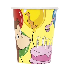 Curious George Paper Cups 9 oz. 8 ct